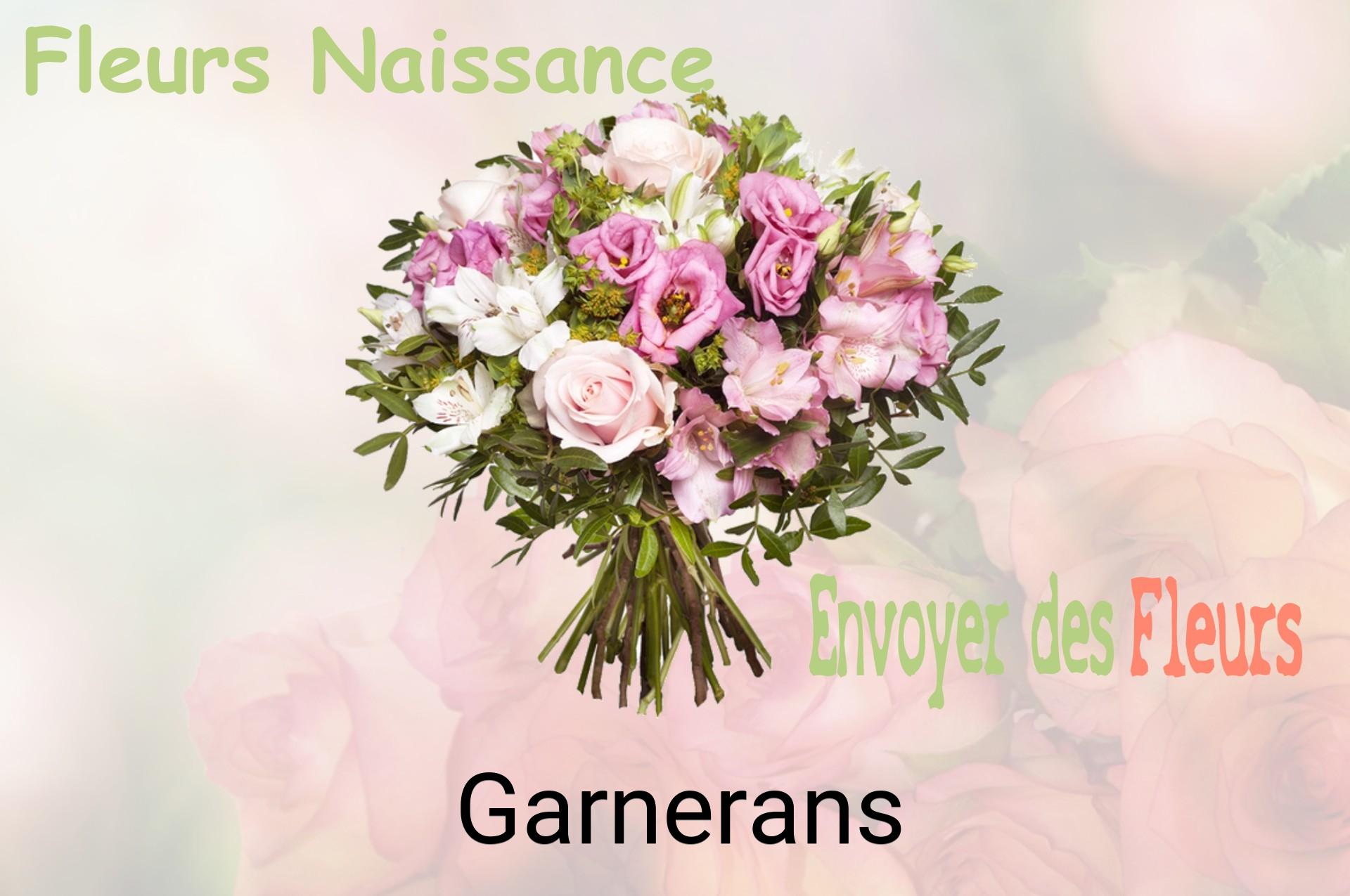 Bouquet de fleurs de naissance livré à Garnerans